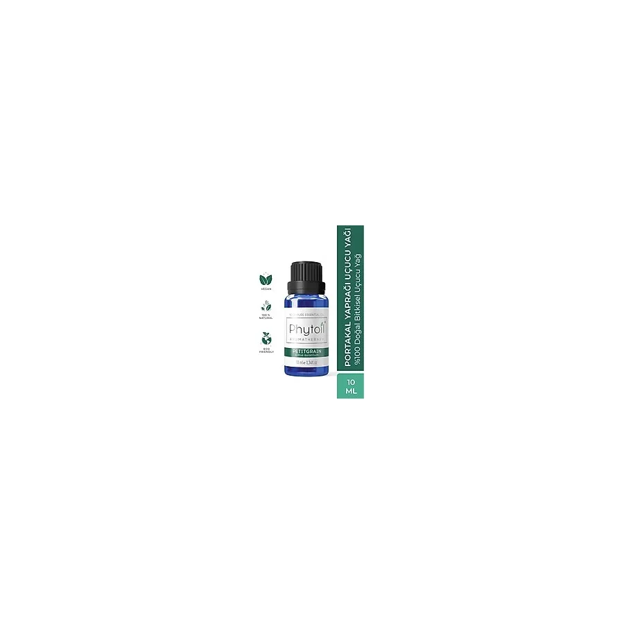 Organik Portakal Yaprağı Uçucu Yağı - Petitgrain %100 Saf ve Doğal Bitkisel Uçucu Yağ 10 ml