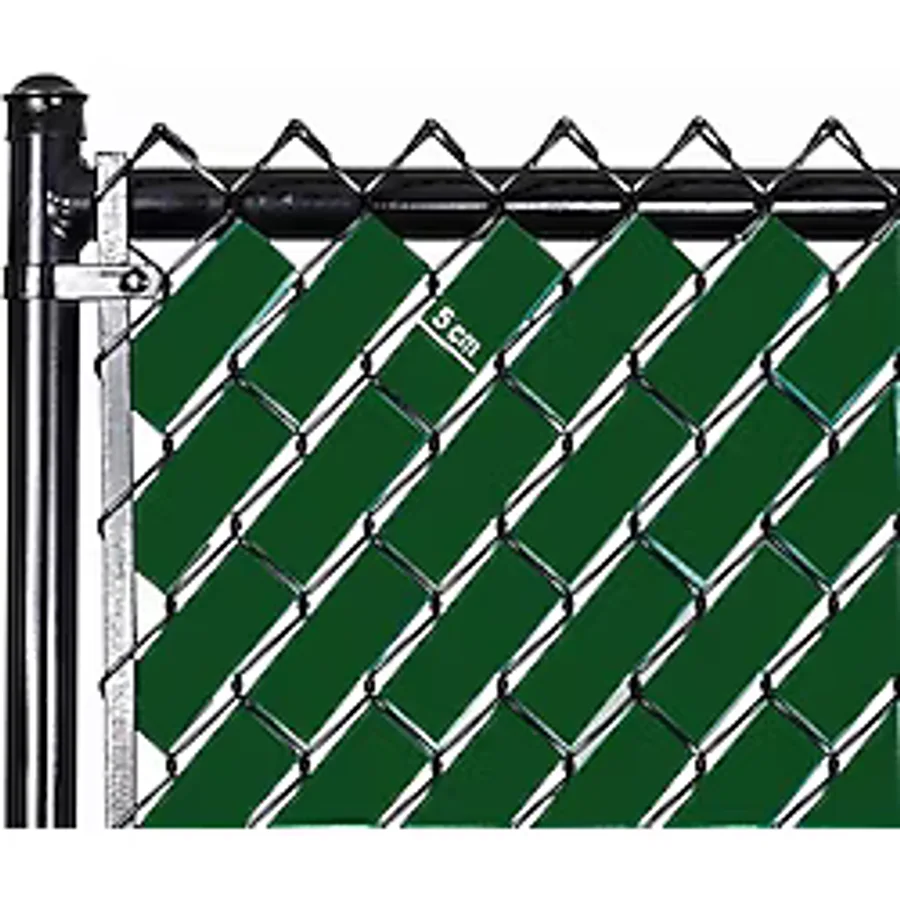 Örgü Tel Koruma, Kapatma, Gizlilik Bantları, Pvc Çit Şeridi (50 Metre) (5cm, Yeşil)
