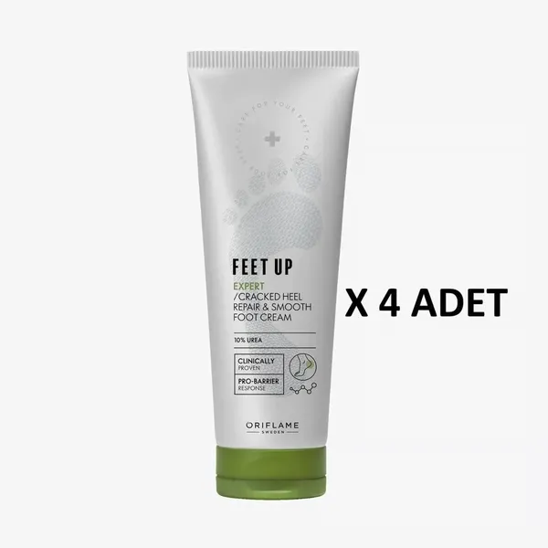 Oriflame Feet Up Advanced Çatlamış Topuklar İçin Onarıcı Krem 75 Ml- 4 Adet Ayak Kremi