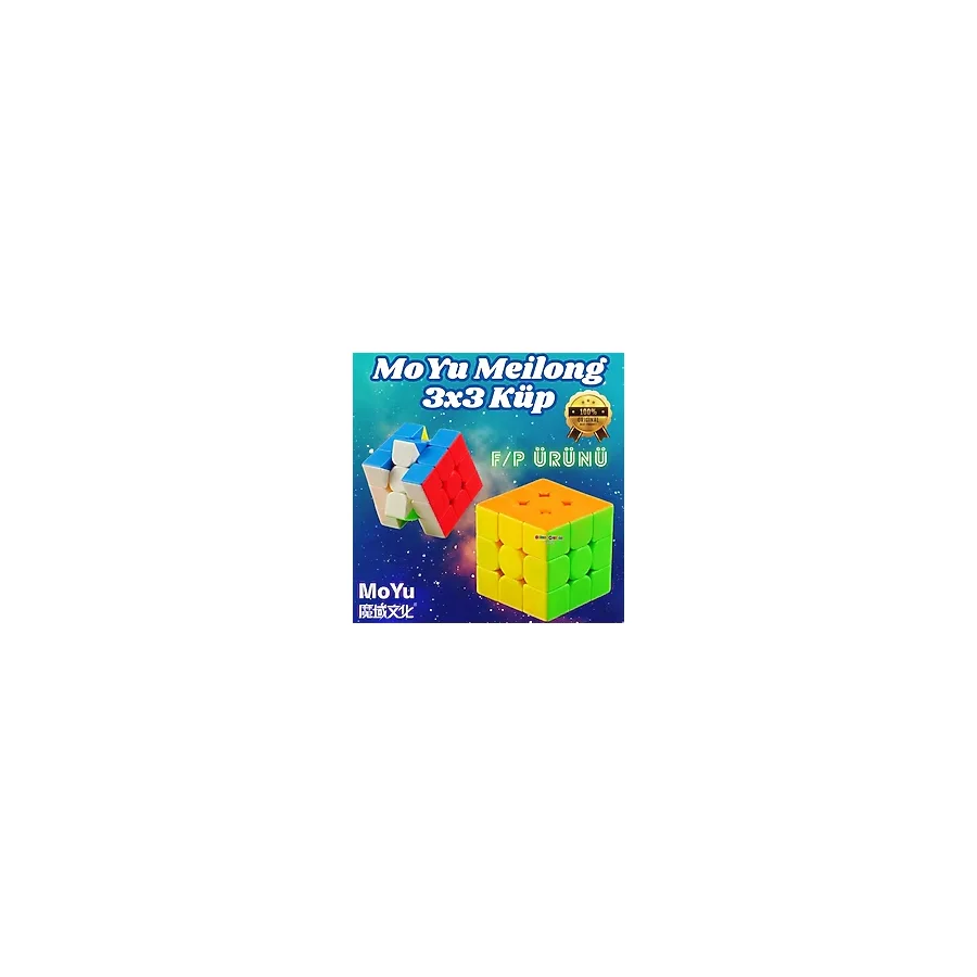 Orijinal Moyu Meilong 3X3 Küp - Moyu Speed Cube - Moyu 3X3 Zeka Küpü - Zeka Küpü - Rubik Küp