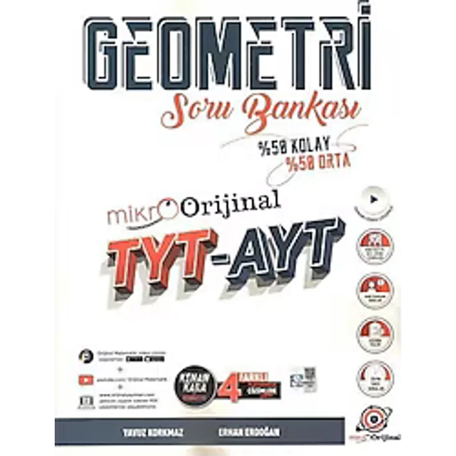 Orijinal Yayınları TYT-AYT Geometri Mikro Soru Bankası
