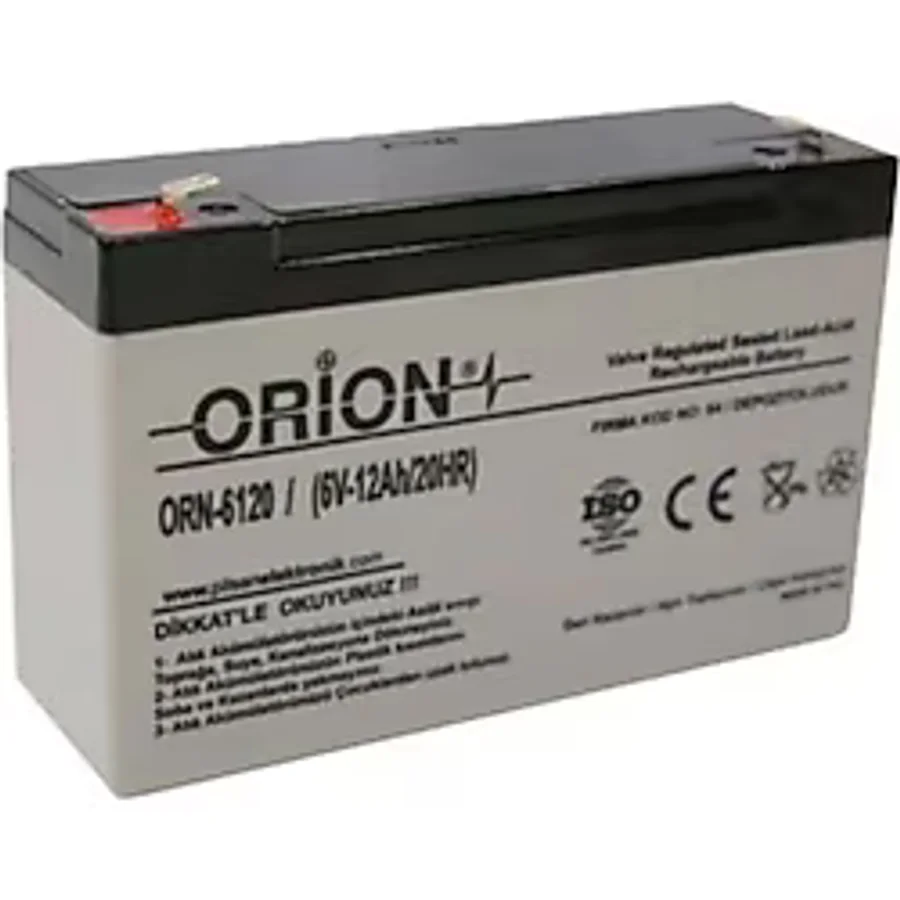 Orion 6v 7.5ah Bakımsız Kuru Akü