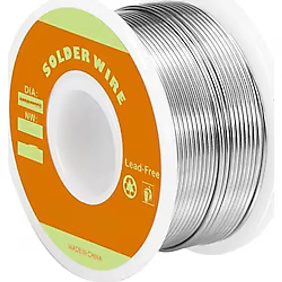 Orret Home 0,8 mm 50 gr Lehim Teli - Elektronik Devre ve Tamir İşleri İçin İnce Lehim Teli, Profesyonel ve Amatör Kullanıma Uygun, Kolay Eriyen Lehim Teli Makarası (0.8mm 50 Gr)