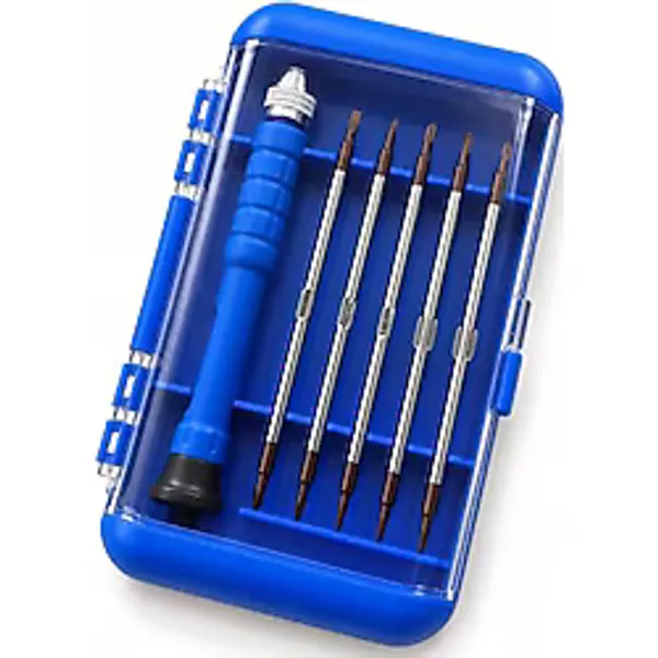 Orret Home 10+1 Mini Hassas Tornavida Seti, Telefon Saat Gözlük Elektronik Tamir Tornavidası, 5 Çift Taraflı Uçlu Bits Tornavida Takımı, Manyetik Uçlu Hobi Onarım Seti, Kutulu Taşınabilir