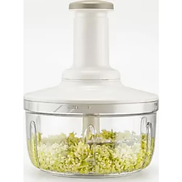Orret Home 3 Bıçaklı Basmalı Rondo Doğrayıcı Manuel El Rondosu Paslanmaz Çelik Bıçaklı Soğan Doğrayıcı Sebze Meyve Salata Püre Havuç Doğrayıcı Pratik Mutfak Rondosu Şeffaf Hazneli El Blender (ASORTİ)