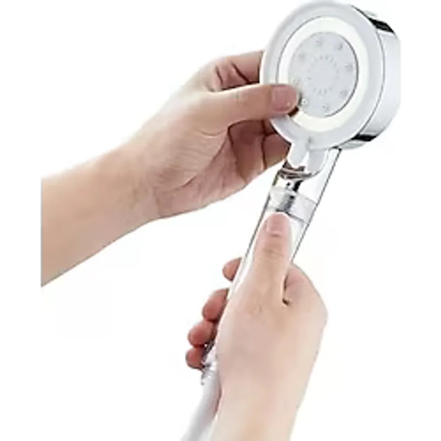 Orret Home 5 Fonksiyonlu Filtreli Duş Başlığıü,Filtreli El Duşu,Banyo Ve Duşa Kabin İçin Handshower,Temizlenebilir Filtre,Spa Etkili Duş Başlığı (Beyaz)