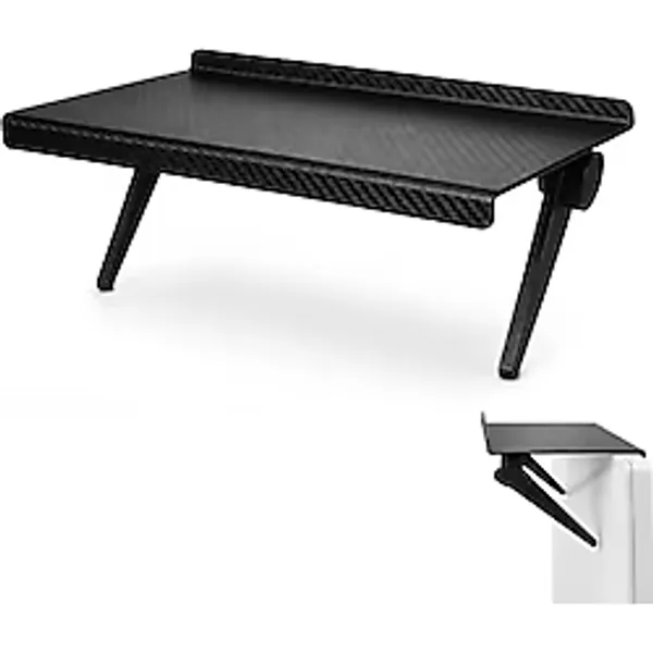 Orret Home Monitör Üstü Stand Organizer Düzenleyici Raf TV Üstü Stand Ekran Üstü Raf Kurulumsuz Ayarlanabilir Monitör Rafı Masaüstü Düzenleyici Kaymaz Yüzey TV Rafı