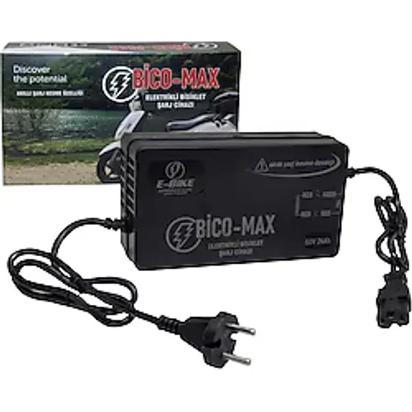Ortec Bico-Max 60V 24Ah Elektrikli Bisiklet Şarj Aleti 5 Akülü Mo 525051587