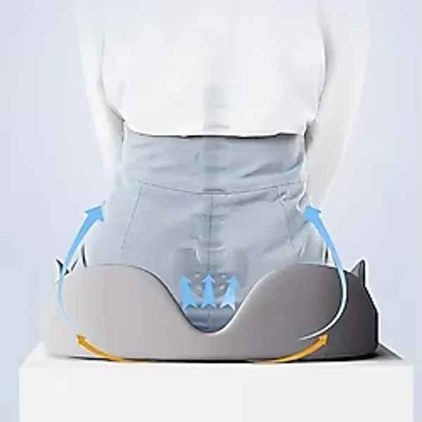 Ortopedik Oturma Minderi - Kuyruk Sokumu ve Bel Desteği İçin Memory Foam Yastık Posture Düzeltici, Tekerlekli Sandalye ve Ofis Sandalyesi İçin Ergonomik Minder
