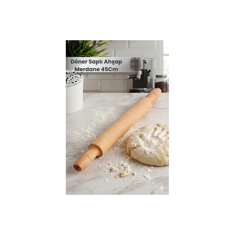 Orvila Döner Saplı Ahşap Merdane 45Cm