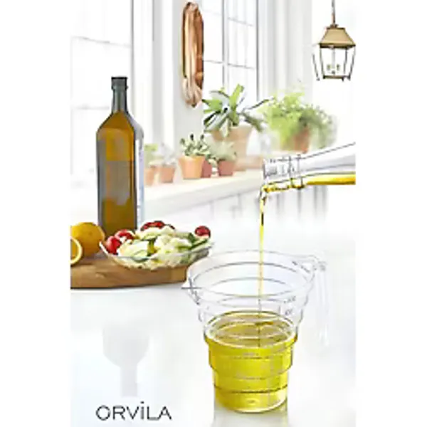 Orvila Masterchef 500 ml Sıvı Ölçü Kabı Kulplu - Şeffaf