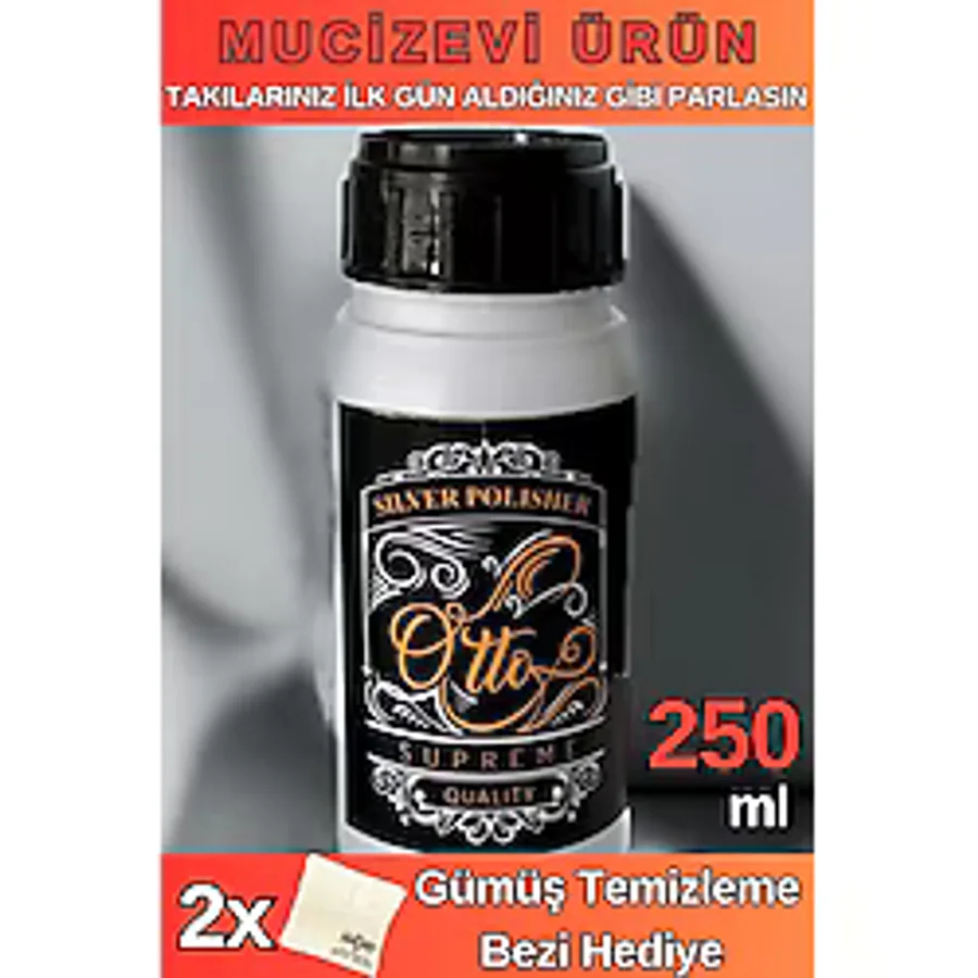 OSMANLI GÜMÜŞ 250ml Otto Gümüş - Altın Ve Kaplamalı Takı Parlatma Temizleme Suyu