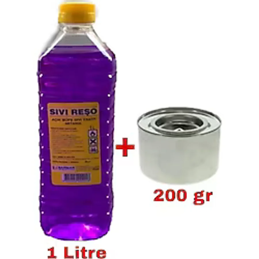 Osmanlı Ocağı Yakıtı Reşo Ocağı Yakıtı Jel 1 Litre + 200 Gr