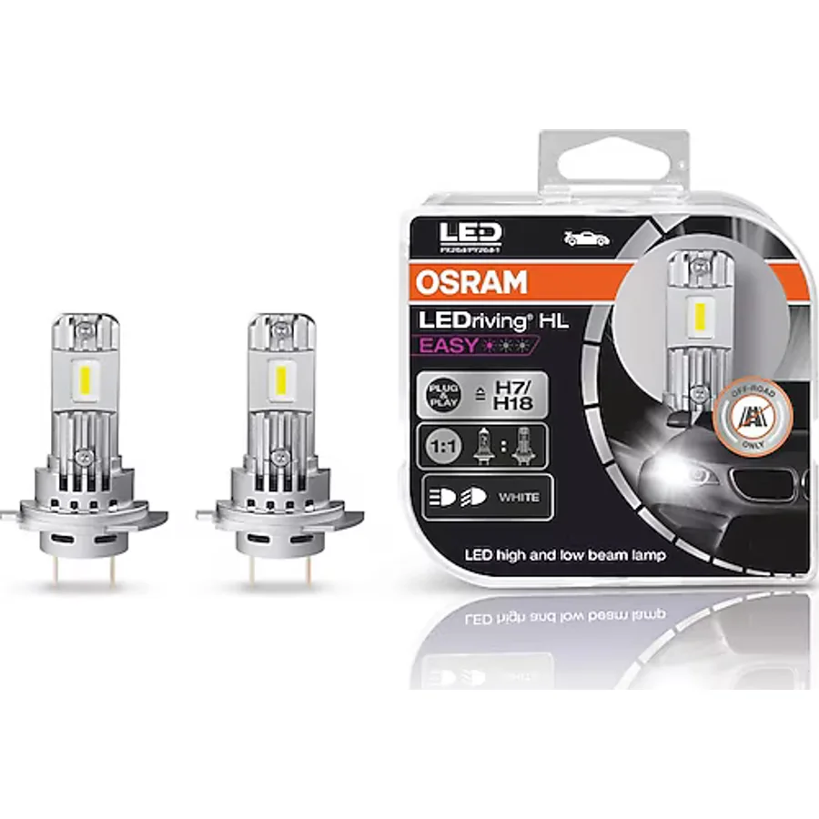 Osram H7 LED XENON AMPUL 6500K 2 ADET EASY SERI