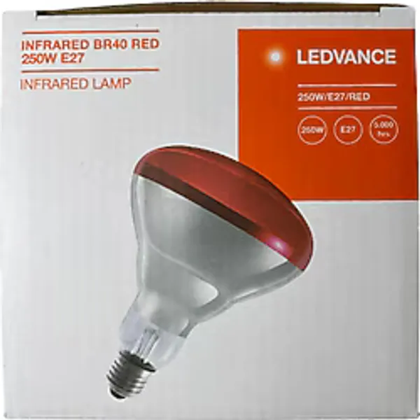 Osram Ledvance 250w Infrared Ampul Br40 E27 Isıtıcılı Lamba Kırmızı Işık (4 Adet)