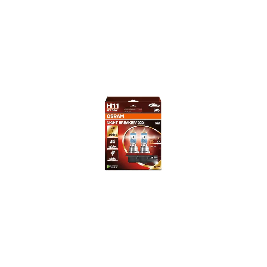 Osram Night Breaker 220 H11 64211NB220 55 W 2'li Oto Ampul