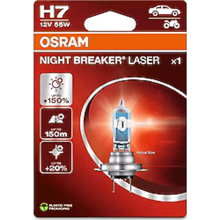 Osram Night Breaker Laser H7 64210NL 55 W Oto Ampul