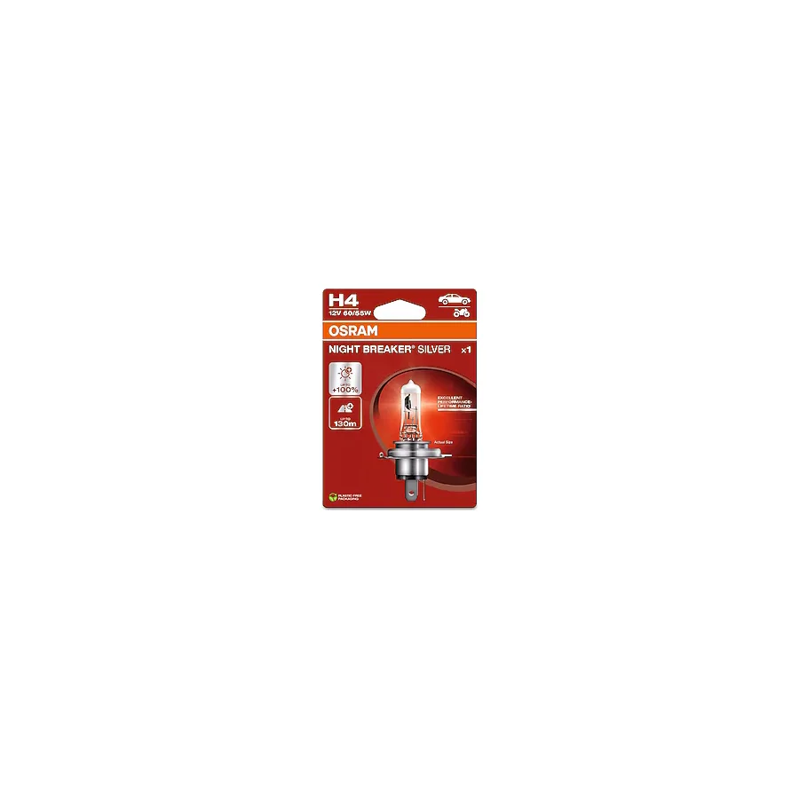 Osram Night Breaker Silver H4 64193NBS 60/55 W Oto Ampul