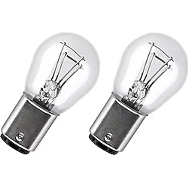 Osram Ultra Life P21/5 W Halojen Sinyal Lambası, Stop Lambası, Arka Sis Lambası, 7528ULT-02B, 12 V Yolcu Otomobili, Çift Ampul (2 Birim)