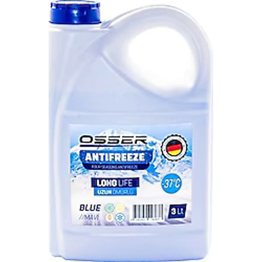 Osser -37 Derece 3 lt Mavi Antifriz