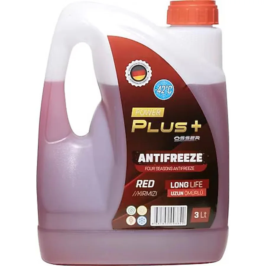 Osser Power Plus 3 lt Kırmızı Antifriz