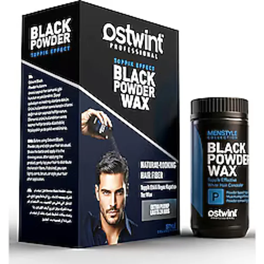 Ostwint Professional Siyahlaştırıcı Şekil Verici Topik Etkili Pudra Wax 20 Gr