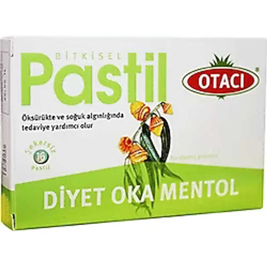 Otacı Diyet Oka Mentollü 16'lı Pastil