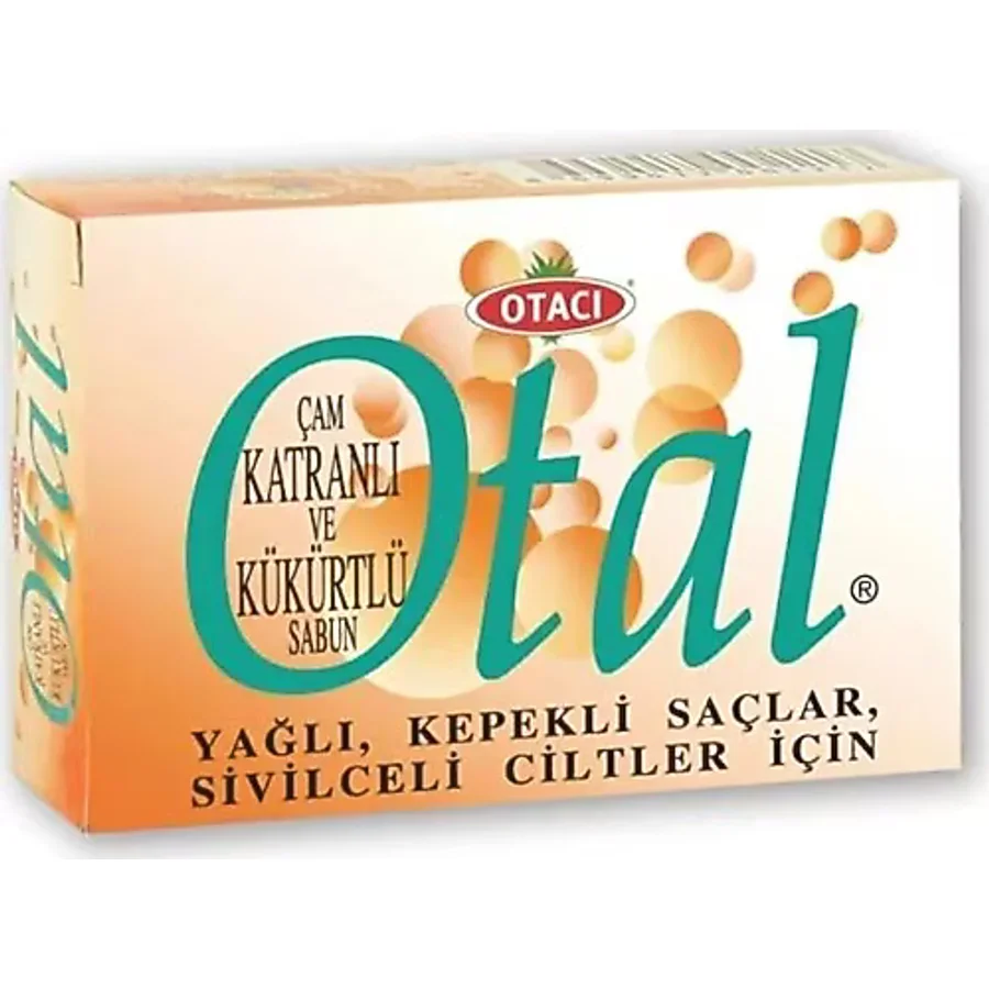 Otacı Doğal Doğal Çam Katranlı ve Kükürtlü 80 gr Sabun