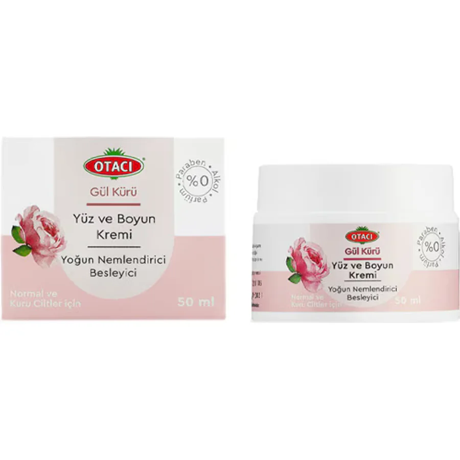 Otacı Gül Kürü 50 ml Yüz ve Boyun Kremi