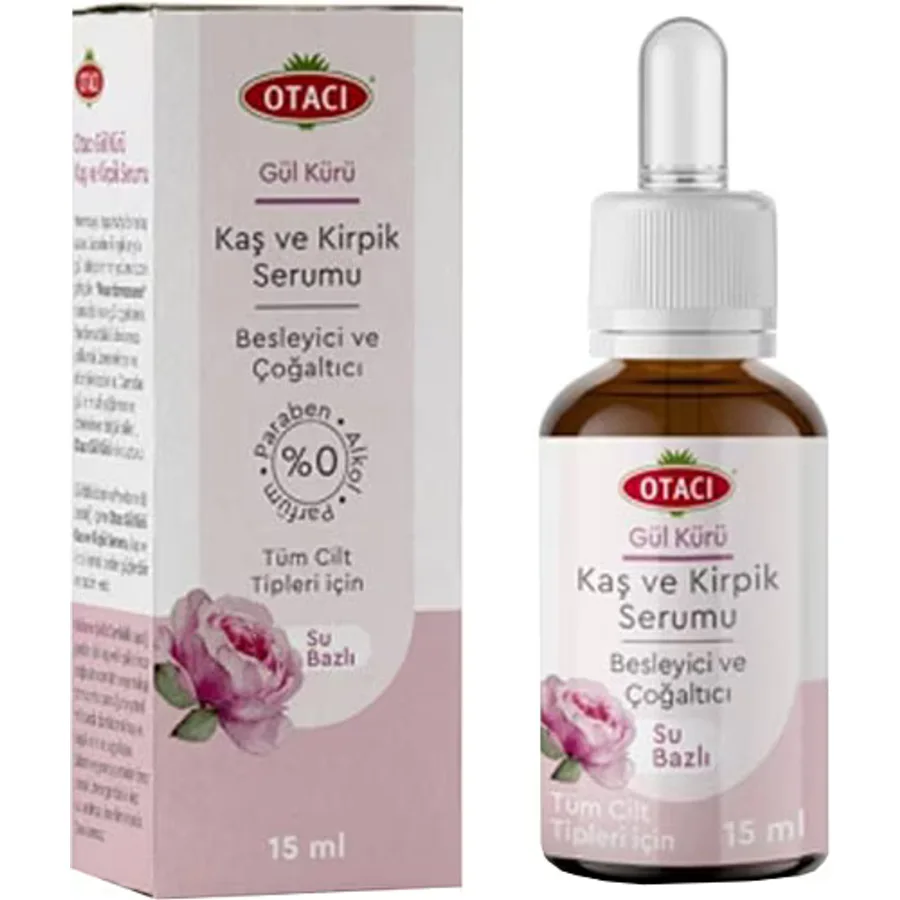 Otacı Gül Kürü Kaş ve Kirpik Serumu 15 ml