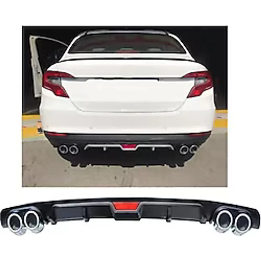 OTO H.İ.T. FİAT EGEA UYUMLU BODY KİT DİFÜZÖR 4 ÇIKIŞ SİYAH YUVARLAK