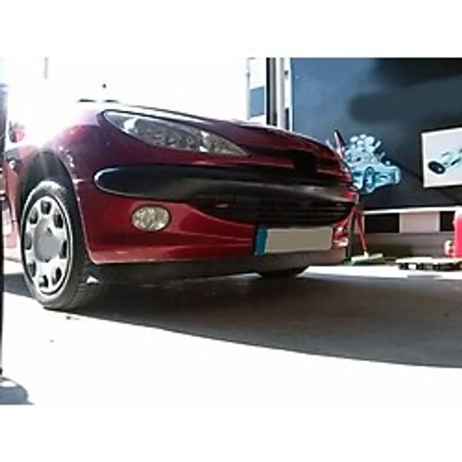 OTO H.İ.T. PEUGEOT 206 UYUMLU BODY KİT ÖN TAMPON EKİ KIRILMAZ YUMUŞAK LİP MAT SİYAH