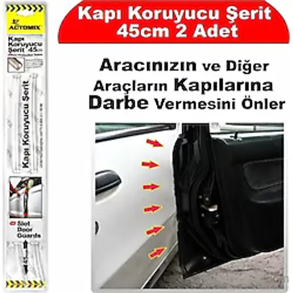 Oto Kapı Fitili Çizik Çarpma Önleyici Araç Kapı Koruyucu Fitil