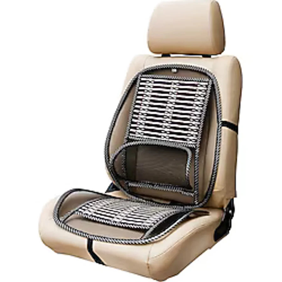 Oto Koltuk Minderi Bambu Bel Destekli Ergonomik Terletmez Üniversal Fa1-625 1 Adet
