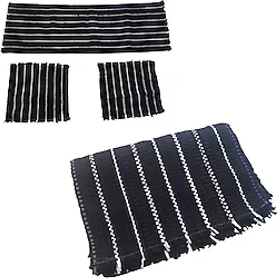 Oto Koltuk Serme Kilim Minder Siyah Beyaz 3 Lü Set