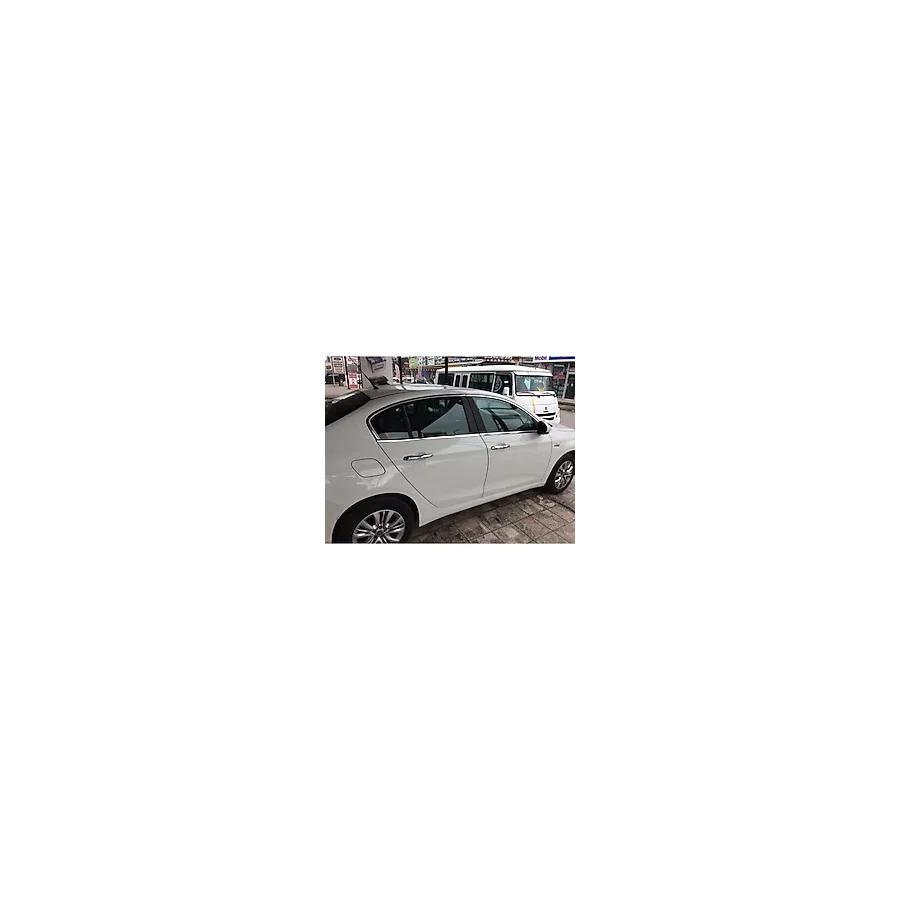 Oto Türk Fiat Egea Cam Çıta Çerçevesi Komple Set Kromu Nikelajı 8 Parça