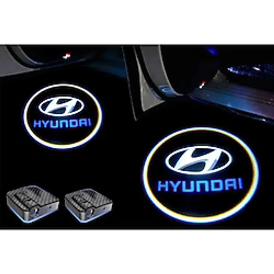 Otoaction Hyundai Araçlarına Uyumlu Kapı Altı Led Logo Mesafe Sensörlü Yeni Nesil