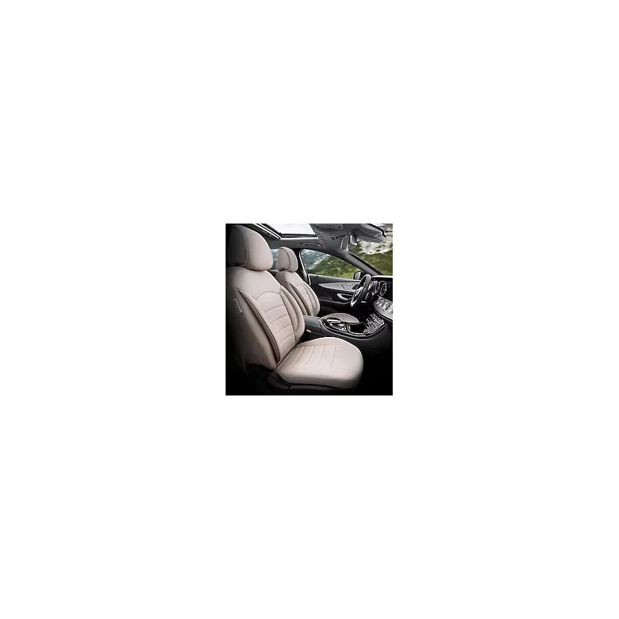Otom Inspire Design Premium Deri Ekstra Destekli Universal Oto Koltuk Kılıfı Tam Set (Bej)