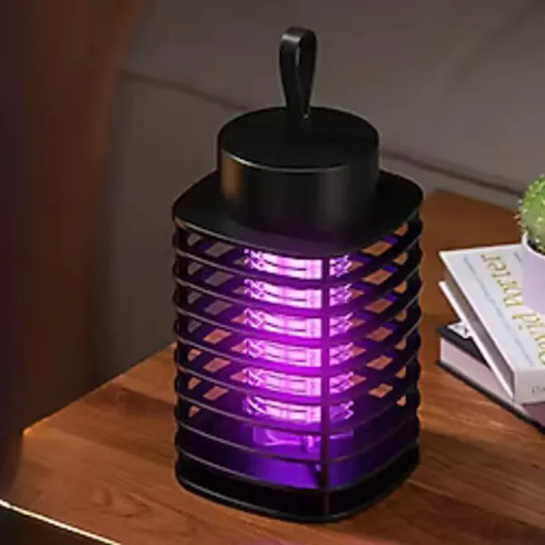 Otomatik Akıllı Sivrisinek Öldürme Lambası Şarj Elektrik Çarpması Sivrisinek Kovucu Lamba Öldürmek Masaüstü Duvar Asmak Sinek Kıran Y20 (4745)