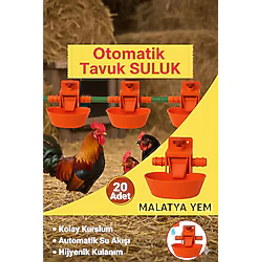 Otomotik Tavuk-Civciv Suluğu-10 Adet