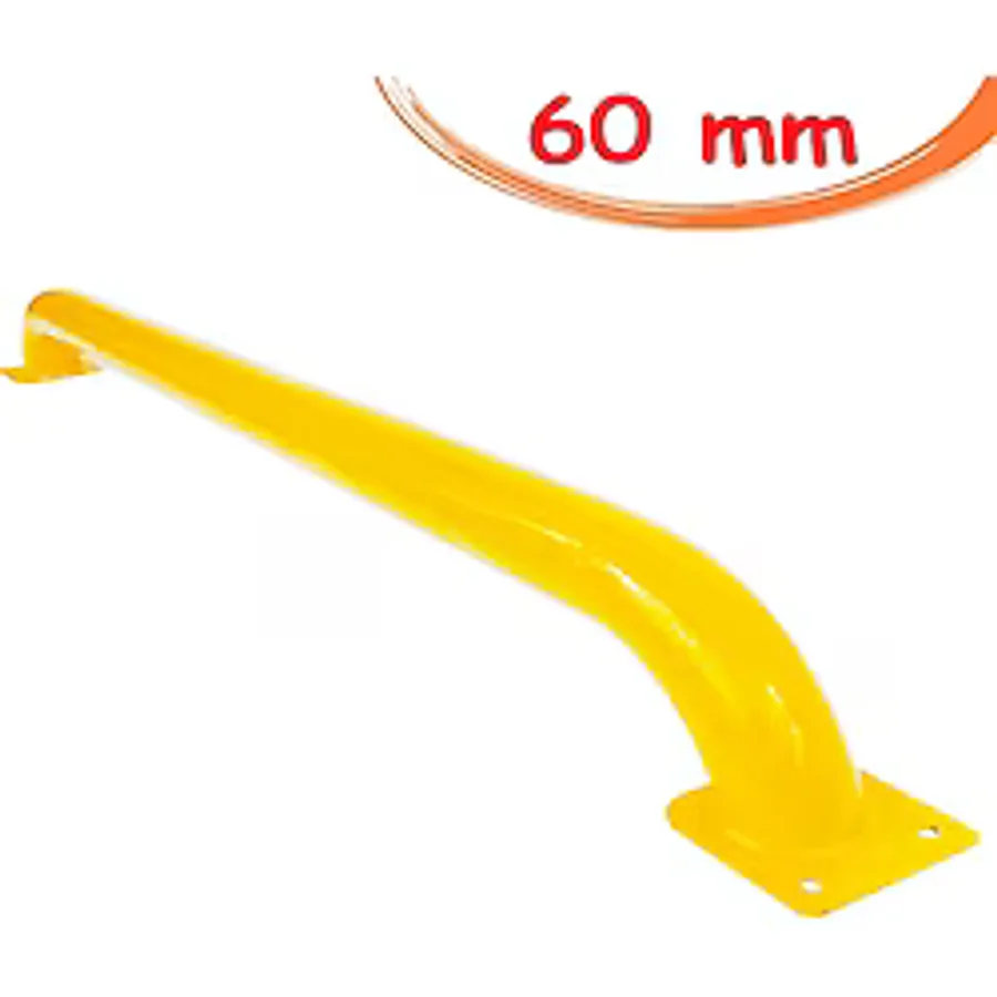Otopark Araç Stoperi Ankara Araç Stoper Otopark Ayırıcı Yaslama Demiri 155Cm Ø60mm 2Mm Sarı