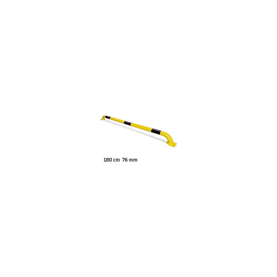 Otopark Araç Stoperi (Boru Tip) Araç Stop Demiri Otopark Bariyeri 180 Cm Ø76mm 3Mm