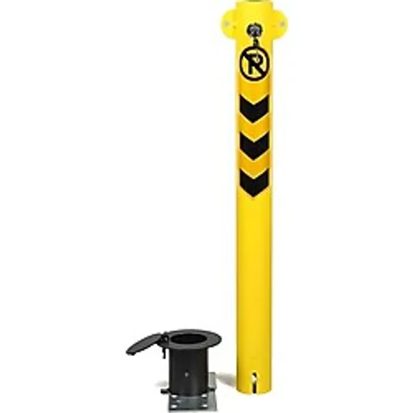 Otopark Bariyeri Kişisel Kilitli Çıkar Araç Bariyer Direği 70 CM