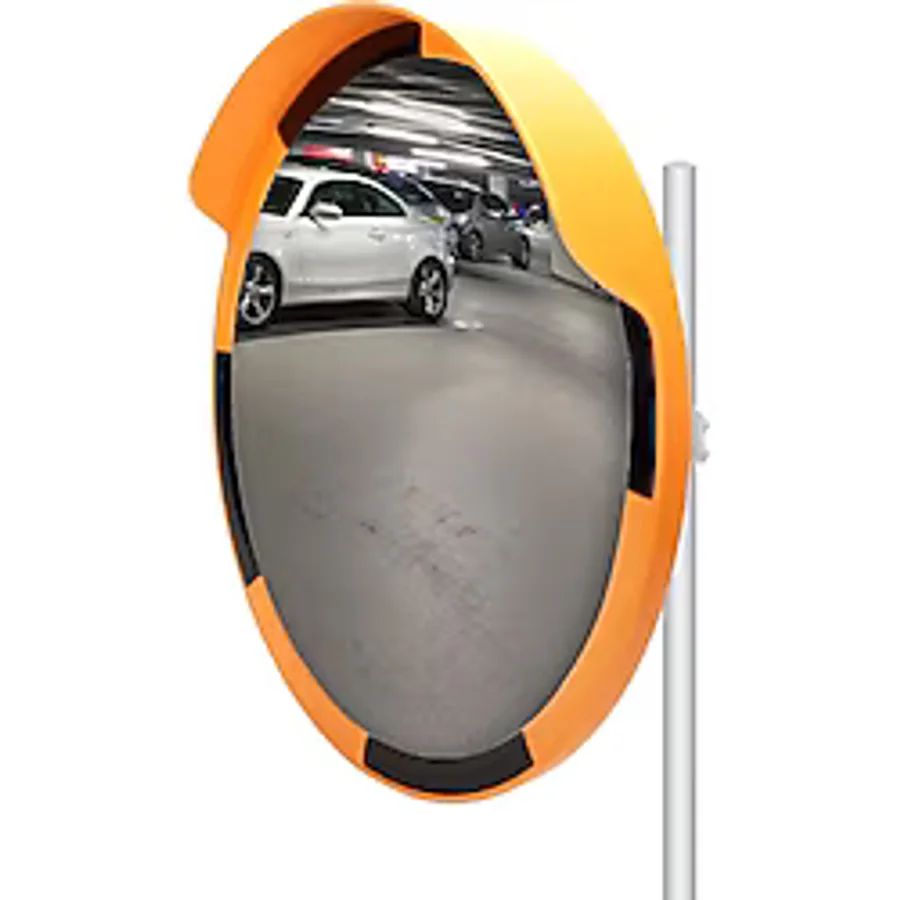Otopark Çıkış Aynası Trafik Ayna Direği Seti Trafik Güvenlik Aynası 80 Cm Ve 2.5M Ayna Direği