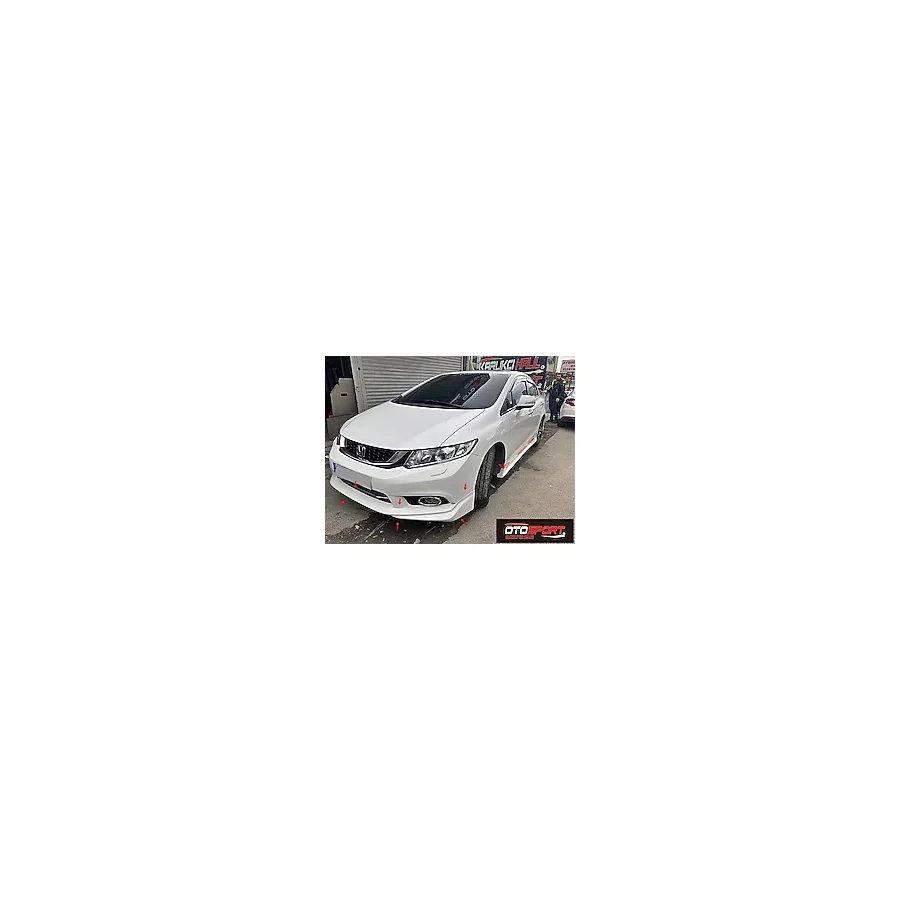 OTOSPORT Honda Civic Fb7 Ön Tampon Eki Fiberglass Boyasız