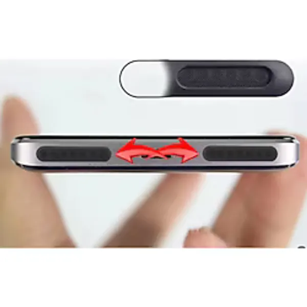 Ouptec 10 Adet Cep Telefonu Tablet Hoparlörü için Toz Önleyici Sticker Hoparlör Koruyucu 2.2 Cm