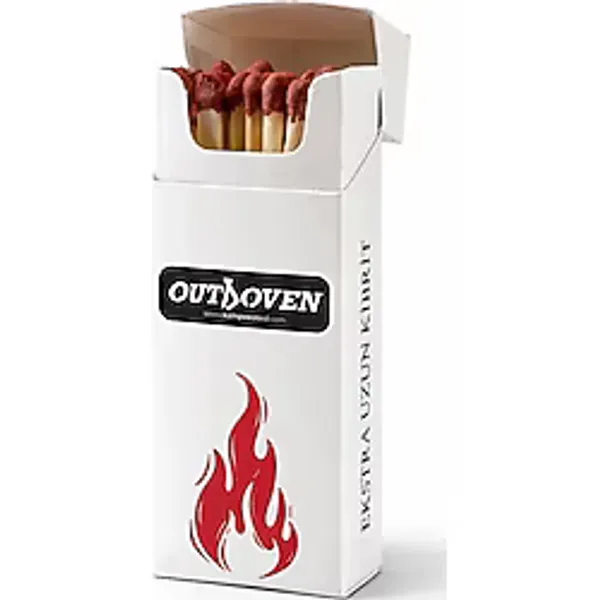 Outdoven Kındle - Uzun Yanışlı Güvenli Çıra Kibrit (30'Lu)