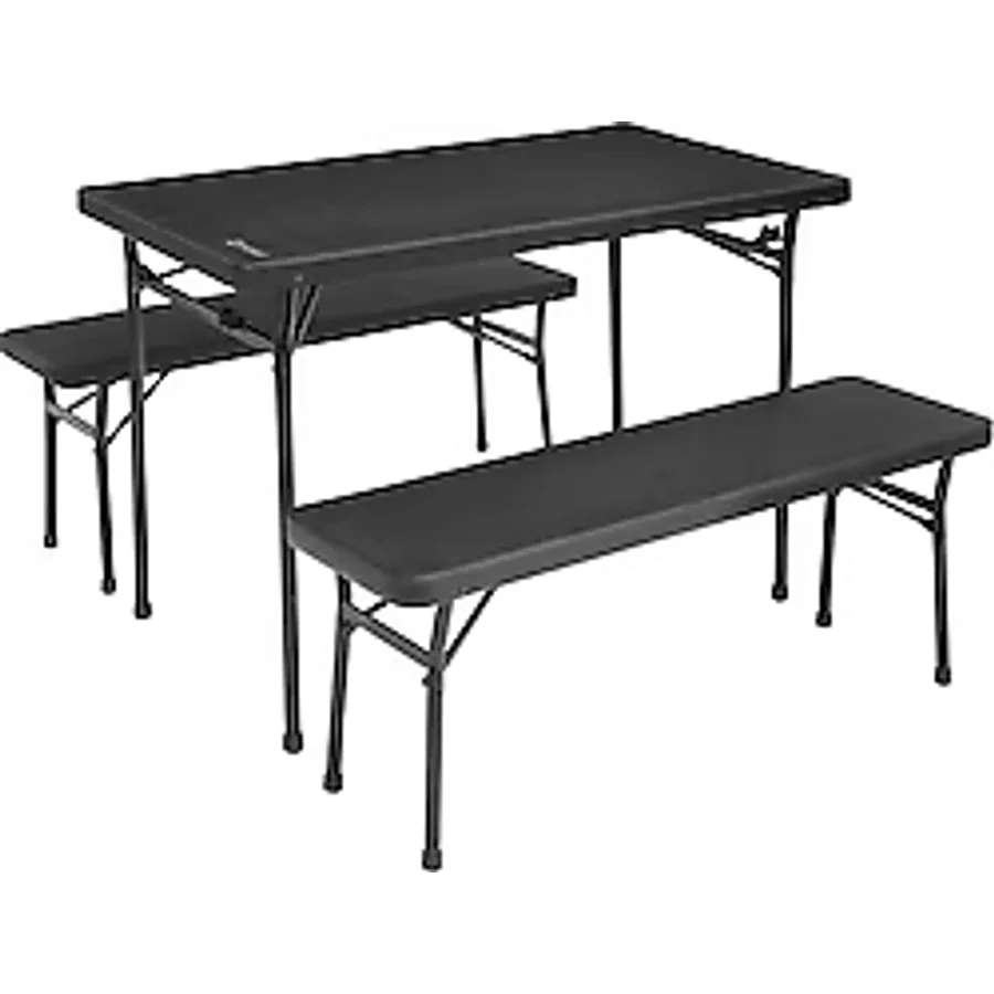 Outwell Pemberton 102x61 cm 4 Kişilik Plastik Kamp Masa Sandalye Takımı