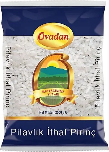 Ovadan İthal Pilavlık Pirinç 2.5 kg