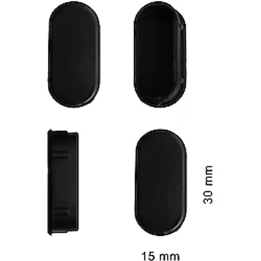 Oval Profil İç Tapa 15x30 Mm 4 Adet